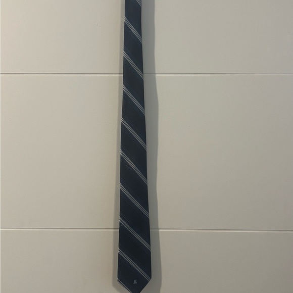 Lanvin Other - Lanvin Blue and silver Striped Tie